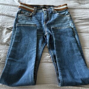 Veronica Beard Kate skinny leg high rise denim.